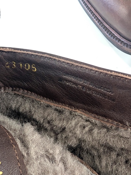 MEERMIN Mallorca 114787 Shearling Lined Boots Dark Brown US 10 UK 9 GYW main image 8